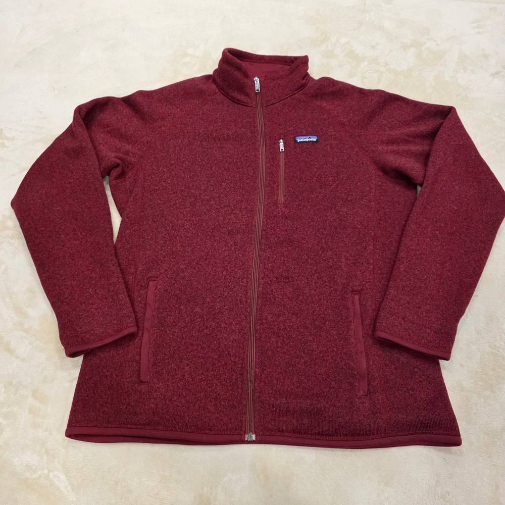 Patagonia Better Sweater Full Zip Fleece Jacket Mens XL Oxblood Red Maroon 25527